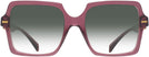 Square Transparent Violet Versace 4441 w/ Gradient Progressive No-Line Reading Sunglasses View #2