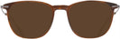 Square Striated Brown Tumi 512 Progressive No-Line Reading Sunglasses View #2