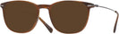 Square Striated Brown Tumi 512 Progressive No-Line Reading Sunglasses View #1