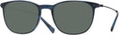 Square Striated Blue Tumi 512 Progressive No-Line Reading Sunglasses View #1