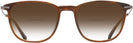 Square Striated Brown Tumi 512 w/ Gradient Bifocal Reading Sunglasses View #2