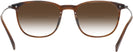 Square Striated Brown Tumi 512 w/ Gradient Bifocal Reading Sunglasses View #4