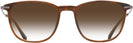 Square Striated Brown Tumi 512 w/ Gradient Progressive No Line Reading Sunglasses View #2