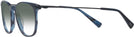 Square Striated Blue Tumi 512 w/ Gradient Progressive No Line Reading Sunglasses View #3