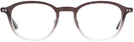 Oval Dark Brown Fade Tod&#39;s 5158 Single Vision Full Frame View #2
