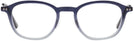 Oval Dark Blue Fade Tod&#39;s 5158 Single Vision Full Frame View #2