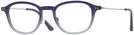 Oval Dark Blue Fade Tod&#39;s 5158 Single Vision Full Frame View #1