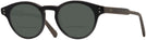 Round Black Tod&#39;s 5168 Bifocal Reading Sunglasses View #1