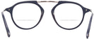 Round Matte Blue Tod&#39;s 5181 Bifocal View #4