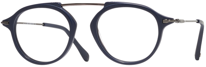 Round Matte Blue Tod&#39;s 5181 Computer Style Progressive View #1