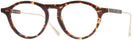 Round Tortoise Tod&#39;s 5188 Single Vision Full Frame View #1