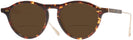 Round Tortoise Tod&#39;s 5188 Bifocal Reading Sunglasses View #1
