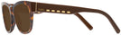 Square Tortoise Tod&#39;s 5194 Progressive No Line Reading Sunglasses View #3