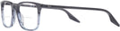 Rectangle Striped Gray And Blue Ray-Ban 5421 Bifocal View #3