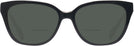 Square Black/transparent Blush Coach 6226U Bifocal Reading Sunglasses View #2