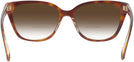 Square Dark Tortoise/canary Coach 6226U w/ Gradient Bifocal Reading Sunglasses View #4