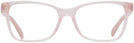 Rectangle Opal Pink Ralph Lauren 6233U Single Vision Full Frame View #2