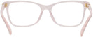 Rectangle Opal Pink Ralph Lauren 6233U Single Vision Full Frame View #4