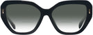 Cat Eye Black Tory Burch 7194U w/ Gradient Bifocal Reading Sunglasses View #2