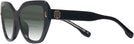 Cat Eye Black Tory Burch 7194U w/ Gradient Bifocal Reading Sunglasses View #3