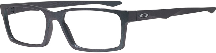 Rectangle Matte Dark Silver/blue Colorshift Oakley 8060 Single Vision Full Frame View #1
