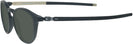 Round Satin Black Oakley OX8105 Pitchman Progressive Reading Sunglasses View #3