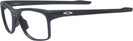 Rectangle Satin Black Oakley OX8144 Single Vision Full Frame View #3
