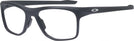 Rectangle Satin Black Oakley OX8144 Single Vision Full Frame View #1