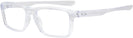 Rectangle Polished Clear Oakley OX8178 Single Vision Full Frame View #1