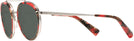 Round Palmier Rough/silver Alain Mikli A02027 Progressive No Line Reading Sunglasses View #3