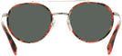 Round Palmier Rough/silver Alain Mikli A02027 Progressive No Line Reading Sunglasses View #4
