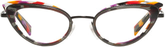 Alain Mikli A02029 readers. color: Black Pointille Muilti Black