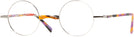 Round Silver/multi Colors Havana Alain Mikli A02041 Computer Style Progressive View #1