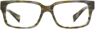 Alain Mikli A03026 readers. color: Pointille Blk/Green Havana