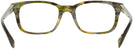 Square Black Green Havana Alain Mikli A03039 Single Vision Full Frame View #4