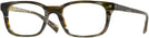 Square Black Green Havana Alain Mikli A03039 Single Vision Full Frame View #1