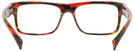 Rectangle Havana Red Alain Mikli A03046 Computer Style Progressive View #4