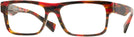 Rectangle Havana Red Alain Mikli A03046 Computer Style Progressive View #1