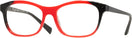 Round Black/pontille Red Alain Mikli A03068 Single Vision Full Frame View #1