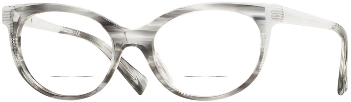 Cat Eye Pontille White/black Alain Mikli A03078 Bifocal View #1