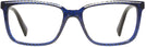 Rectangle Chevron Blue Crystal Alain Mikli A03079 Computer Style Progressive View #2