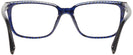 Rectangle Chevron Blue Crystal Alain Mikli A03079 Computer Style Progressive View #4