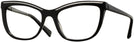 Cat Eye Black White Alain Mikli A03080 Progressive No-Lines View #1