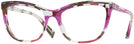 Cat Eye Wave Violet Brown/grey Violet Alain Mikli A03080 Progressive No-Lines View #1