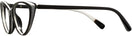 Cat Eye Black White Alain Mikli A03081 Progressive No-Lines View #3