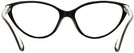 Cat Eye Black White Alain Mikli A03081 Progressive No-Lines View #4