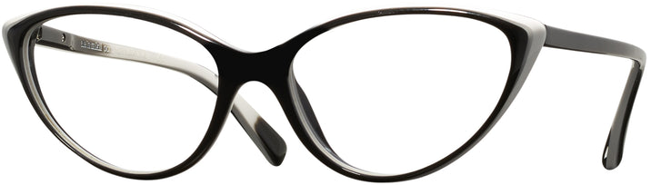 Cat Eye Black White Alain Mikli A03081 Progressive No-Lines View #1
