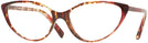 Cat Eye Havana Red Alain Mikli A03081 Computer Style Progressive View #1