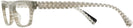 Rectangle Silver Damier Alain Mikli A03091 Computer Style Progressive View #3