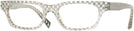 Rectangle Silver Damier Alain Mikli A03091 Computer Style Progressive View #1